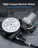 Ensemble de lève-vitre électrique avec moteur pour Nissan Qashqai J10 avant droit OE 80720-JE20A