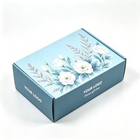 Boîte d'expédition personnalisée pour fleurs, vêtements, emballage cadeau, boîte en carton ondulé de qualité supérieure pour vêtements, lingerie, envoi postal