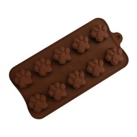 10 Moules à pâtisserie en silicone jetables en forme de griffe de chat irrégulière de qualité alimentaire pour gâteaux, pain, desserts