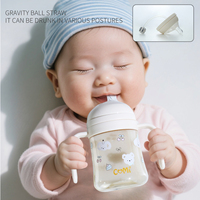 Comi nouveau biberon anti-colique 210ml PPSU biberon de lait d'alimentation pour bébé avec poignée pour 0-12 mois