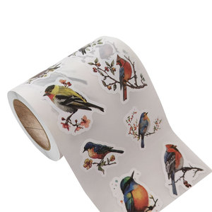 Custom <b>Roll</b> Chicken Shaped Cute Adhesive Sticker Kid Toys - Product Image 6