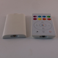 Télécommande universelle TVSNARP WRT8615 avec réglage de la chaleur, voyant LED, fabriquée en plastique ABS de haute qualité, remplaçable par une pile CR2032