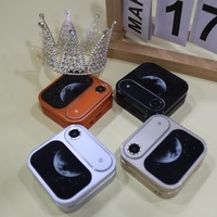 Téléphone portable compact à clapet I17 Air Pro 1,77 pouce, double SIM, MP3, voix magique, lampe de poche, numérotation rapide, facile à utiliser, téléphone mobile pour personnes âgées