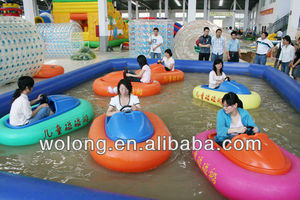 Jeux aquatiques pour enfants, bateau à pare-chocs gonflable, moteurs électriques - Product Image 4
