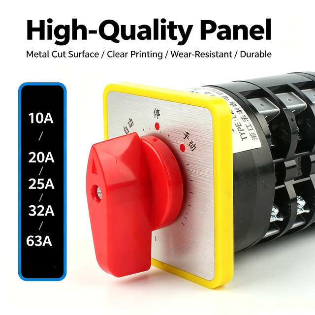 Hot Sale LW5D-16 Manual Change Over Rotary Switch Waterproof Off-On Rotary Switch