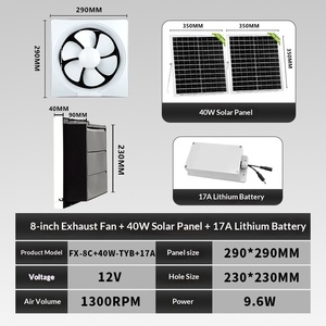 Ventilateur <span class=keywords><strong>d</strong></span>'extraction <span class=keywords><strong>solaire</strong></span> 12V <span class=keywords><strong>pour</strong></span> cuisine et <span class=keywords><strong>salle</strong></span> <span class=keywords><strong>de</strong></span> <span class=keywords><strong>bain</strong></span>, ventilation <span class=keywords><strong>d</strong></span>'<span class=keywords><strong>air</strong></span> frais, qualité industrielle, puissant, avec tuyau <span class=keywords><strong>d</strong></span>'extraction à pression négative - Product Image 4