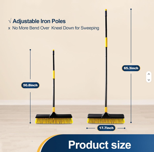 <span class=keywords><strong>Brosse</strong></span> à balai commerciale d'extérieur robuste en plastique à poils durs pour le nettoyage des terrasses Garages Ponts Carreaux <span class=keywords><strong>de</strong></span> béton Sols - Product Image 2