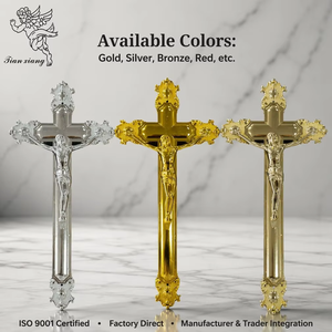 En stock Jesús 6 #   Adornos Funerarios, Herrajes para Ataúdes, Cruz Religiosa para Decoración de Ataúdes - Product Image 3