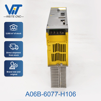 Módulo Amplificador de la Serie Alpha Original Fanuc Servo Drive A06B-6077-H106 para Controlador CNC Plc