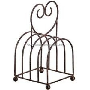 Aluminum Alloy Modern Standing Five-Tier Non-Folding Multifunction <b>Toast</b> <b>Rack</b> with Storage Holder for Kitchen Use - Product Image 5