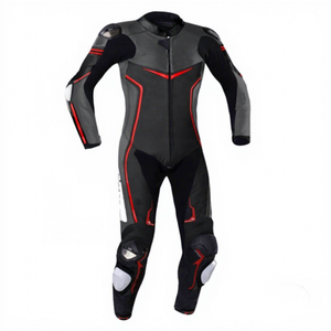 Combinaison de course moto d'hiver respirante personnalisée de haute qualité en PU, unisexe, professionnelle et confortable pour le motocross - Product Image 1