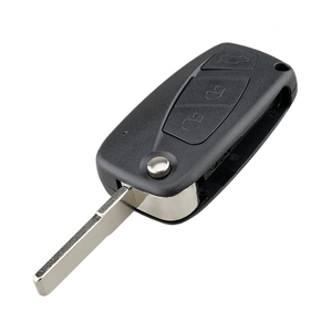 433Mhz 3 boutons pliant porte-clés à distance couverture pour <span class=keywords><strong>Fiat</strong></span> <span class=keywords><strong>Punto</strong></span> Panda 500 Doblo Florino Qubo <span class=keywords><strong>Grande</strong></span> Evo Guscio voiture Delphi BSI - Product Image 1