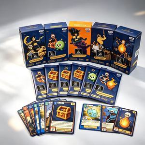 Tarjetas de Juego Coleccionables TCG de Papel Brillante de 350 g/m² con Superficie Impresa Holográfica, Personalizables con Logotipo y Empaque, Gran Venta - Product Image 4