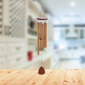 Campana de Viento Metálica de 28 Pulgadas con 6 Tubos, Instrumento de Sonido Terapéutico, Decoración Colgante para Hogar, Patio y Jardín - Product Image 6