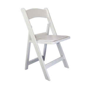 शीर्ष गुणवत्ता वाली थोक फोल्डेबल चेयर वेडिंग इवेंट मेटल विम्बलडन गार्डन कुर्सियां सफेद राल फोल्डिंग चेयर आउटडोर - Product Image 2