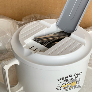 เฮงเชย์ ชามสแตนเลสมีฝาปิด ลายการ์ตูน ปิดสนิท สำหรับใช้ในบ้าน - Product Image 2