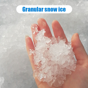 YISO Commercial Air Cooled Water Cooled Granular Snowflake Ice <b>Maker</b> Stainless Steel Ice Machine for Supermarket Seafood Display - Product Image 3