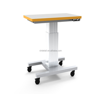 Chariot élévateur électrique motorisé ESD |   Chariot de transport moderne en métal antistatique réglable en hauteur pour ligne SMT et manutention de cartes de circuits imprimés
