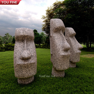 Custom Outdoor <strong>Garden</strong> Large <strong>Easter</strong> <strong>Island</strong> Colossus Granite Stone Marble Moai <strong>Statue</strong> Sculpture