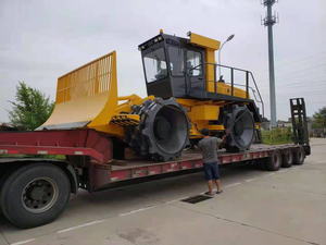 Nouveau compacteur de déchets pour décharge sanitaire, bulldozer à ordures, rouleau compresseur vibrant avec moteur et composants principaux de la pompe pour utilisation en décharge - Product Image 5
