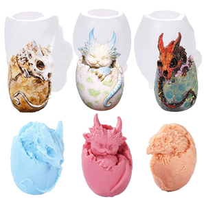 HY Vertical <strong>Dragon</strong> Egg Mold for Candles Home Decoration - Product Image 6