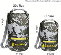 Bolsa Impermeable Ligera de 2-30l, Mochila con Cierre Enrollable, Logotipo Premium, Bolsa de Malla de PVC para Senderismo, Bolsa Impermeable para Botas, Botiquín de Primeros Auxilios