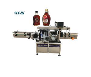 Machine d'étiquetage automatique double face pour bouteilles, canettes et cartons, étiquetage adhésif haute vitesse pour verre, plusieurs types de bouteilles - Product Image 1