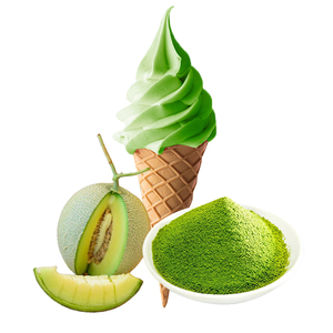 Poudre de crème glacée saveur cantaloup en promotion, mélange crémeux pour dessert à servir molle, avec sucre, emballage en boîte et en sachet, directement de l'usine - Product Image 2