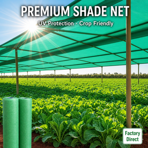 <span class=keywords><strong>Rete</strong></span> Ombreggiante Verde in HDPE Tessuta a Maglia, Resistente ai Raggi UV, Traspirante al 30%-90% <span class=keywords><strong>per</strong></span> Serre Agricole, Giardini e Piante - Product Image 1