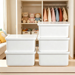 Clothing Organizer <b>Storage</b> <b>Box</b> Rectangle Foldable With Compartments For Underwear Socks Delicate Clothing <b>Drawer</b> Style - Product Image 4