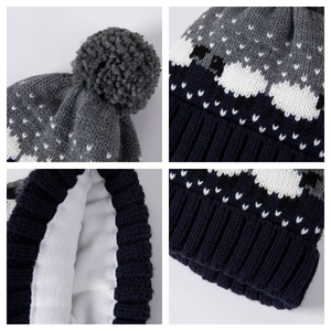 맞춤형 만화 비니 겨울 귀 보호 방풍 따뜻한 통기성 남여 공용 조절 모자 - Product Image 6