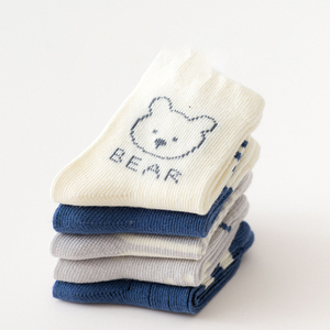 Calcetines de algodón transpirables <span class=keywords><strong>para</strong></span> niños de 0 a 12 años, calcetines personalizados de fábrica con ventana de 90 días - Product Image 4