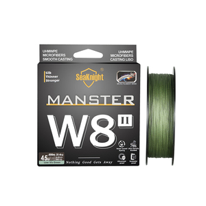 <span class=keywords><strong>สาย</strong></span>เบ็ดตกปลาถัก <span class=keywords><strong>PE</strong></span> หลายเส้นใย <span class=keywords><strong>8</strong></span> เส้น ยี่ห้อ SeaKnight รุ่น MANSTER W8 ความยาว 500 เมตร สำหรับน้ำเค็ม ขายส่ง - Product Image 1