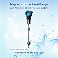 DONGRUN Top Mount Chemical Storage Tank RS485 4-20mA HART SS316L IP68 Waterproof Magnetostrictive Liquid Level Transmitter