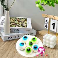 Fabricant de bonbons gélifiés 3D en forme d'œil, saveur fruitée, œil de grenouille, confiserie douce, bonbons gélifiés, vente en gros OEM