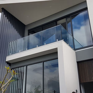 Balustrade en <span class=keywords><strong>verre</strong></span> sans cadre en <span class=keywords><strong>fibre</strong></span> <span class=keywords><strong>de</strong></span> <span class=keywords><strong>verre</strong></span> pour balcon, finition givrée - Product Image 2