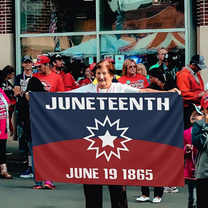 Bandiera Personalizzata per il Juneteenth per Celebrare la Liberazione degli Afroamericani, per il Mese della Storia Afroamericana, 90*150cm - Product Image 5