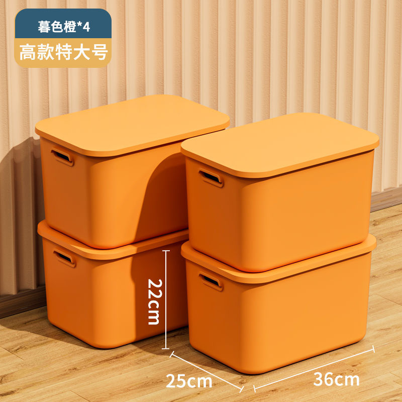 [4-piece set] Extra Large Orange 4