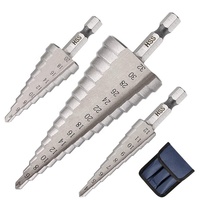 Foret étagé HSS au cobalt 4-32 mm pour outils électriques, pour le perçage de trous dans le métal, le plastique, le titane et les revêtements - Foret conique 4341 M2 M35