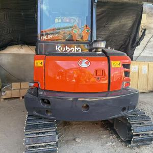 Excavatrice Kubota U55-5 d'occasion pour travaux d'aménagement paysager municipal, pipelines agricoles, excavatrice compacte en excellent état - Product Image 6