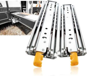 225kg 76mm לנעול מנעול החוצה כבד החובה כדור נושאות מלא הארכת טלסקופי מגירת שקופיות רכבת