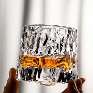 Vaso Giratorio de Vidrio Estilo Ins para Whisky, Licor, Cerveza, Frutas, Regalo de Inauguración de Alto Valor - Product Image 1