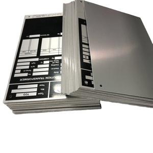 Plaques Métalliques Personnalisées Finition Noir Mat, Plaques Nominatives en Aluminium, Étiquettes Adhésives Vides Gravées au Laser pour Équipement - Product Image 1