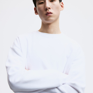 เสื้อสเวตเตอร์สำหรับผู้ชายเสื้อสเวตเชิ้ตคอกลมพิมพ์ลายสีเขียวสำหรับฤดูหนาว - Product Image 2