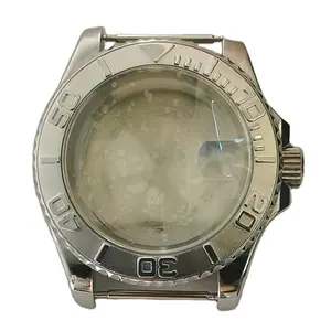 New style yacht ring bidirectional rotation 316 fine steel sapphire glass mechanical case fitted 2813 8215