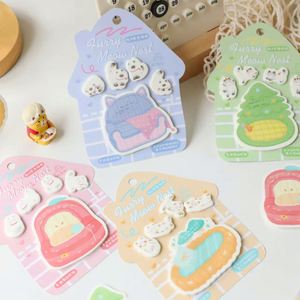 Mini blocs-notes autocollants mignons Alien Index Fudge Cat - Fournitures scolaires et de bureau personnalisables, cadeau pour la rentrée scolaire - Product Image 5