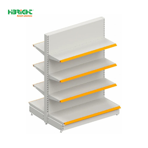 Highbright Multi-Style White <b>Metal</b> Modular Supermarket Shelving Solution Series for Supermarket - Product Image 3