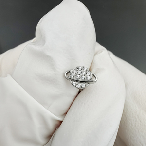 G23 14K titanio cuerpo joyería 0,9mm hilo Labret Tops <span class=keywords><strong>Tragus</strong></span> nariz anillos <span class=keywords><strong>diamante</strong></span> Piercing hombres chapado en oro piedra regalo de boda - Product Image 5