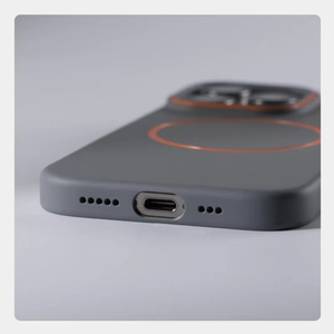Funda de teléfono magnética para iPhone 17 16 <span class=keywords><strong>Pro</strong></span> Max 15 <span class=keywords><strong>Pro</strong></span> 14 13 Mate <span class=keywords><strong>Hit</strong></span> Color Lens Carga inalámbrica Hard PC Cover - Product Image 3