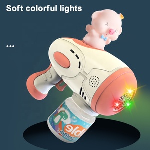 Máquina de <span class=keywords><strong>Burbujas</strong></span> Automática Popular, Juguete para Niños, Linda Pistola de <span class=keywords><strong>Burbujas</strong></span> Eléctrica con Forma de Mascota para Jugar al Aire Libre con Luces - Product Image 4